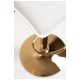 Taburete Tom Golden Blanco de polipiel