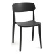 Silla Rim Negro de polipropileno
