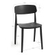 Silla Rim Negro de polipropileno