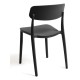 Silla Rim Negro de polipropileno