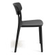 Silla Rim Negro de polipropileno