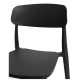 Silla Rim Negro de polipropileno