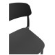 Silla Rim Negro de polipropileno