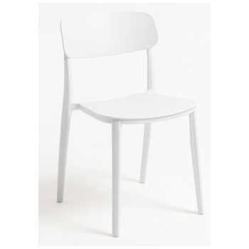 Silla Rim Blanco de polipropileno