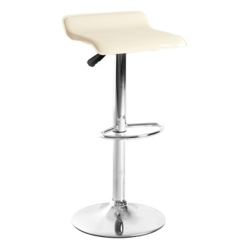 Taburete Tom Beige de polipiel