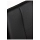 Silla Miret Polipiel Negro de acolchado. tapizado en piel sintética