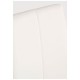 Silla Miret Polipiel Blanco de acolchado. tapizado en piel sintética