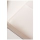 Silla Miret Polipiel Blanco de acolchado. tapizado en piel sintética