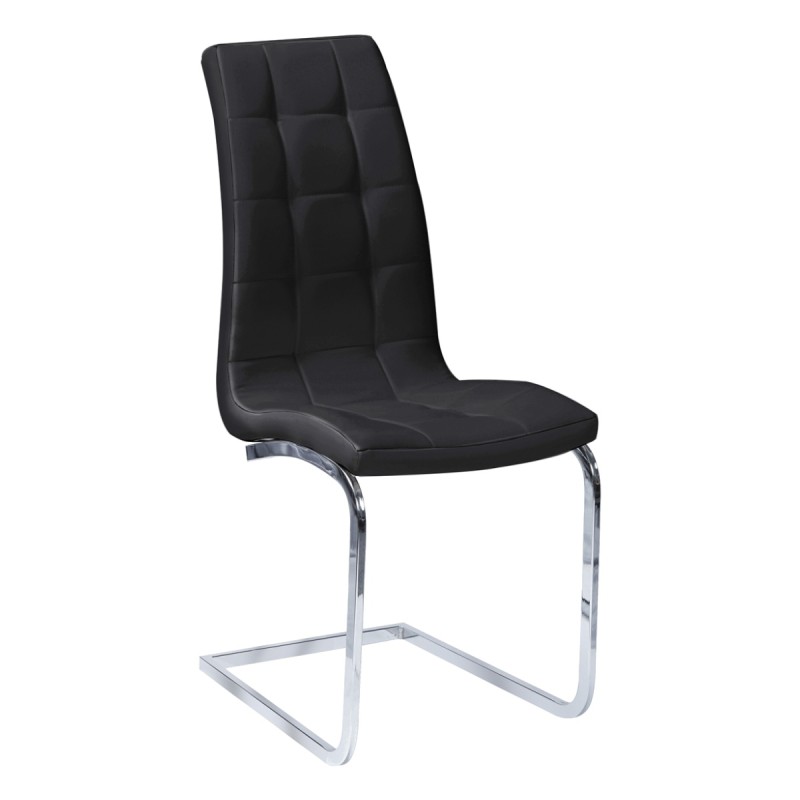 Silla Cumby Negro de polipiel
