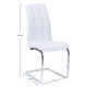 Silla Cumby Blanco de polipiel