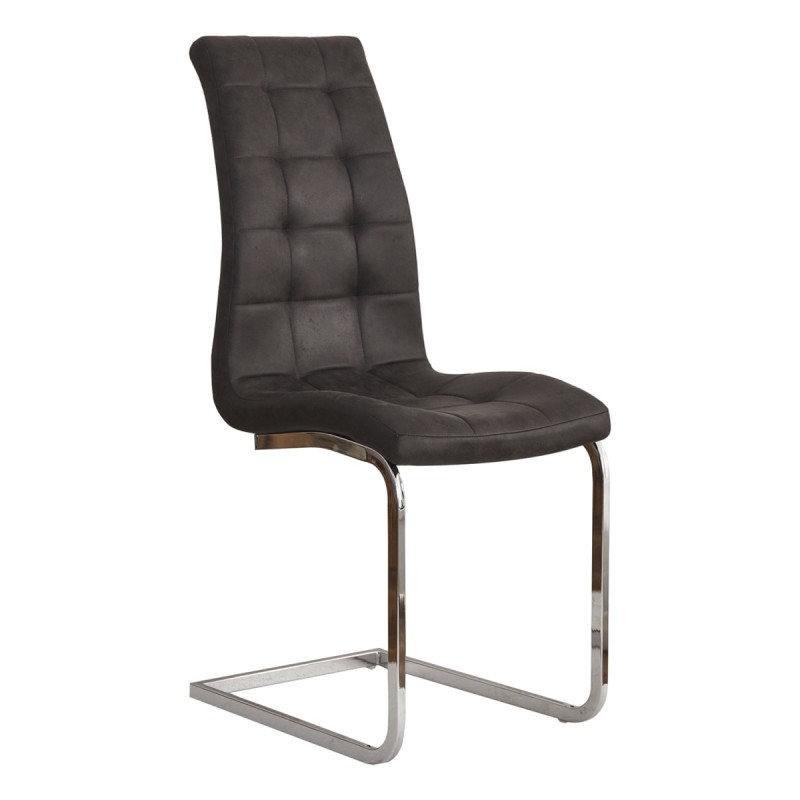 Silla Cumby Vintage Gris oscuro de polipiel