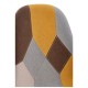 Silla Leo Patchwork Amarillo de tela (poliéster transpirable)