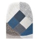 Silla Leo Patchwork Azul de tela (poliéster transpirable)