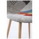 Silla Leo Patchwork Patchwork colores de tela (poliéster transpirable)