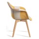 Silla Luba Patchwork Amarillo de tela (poliéster transpirable)