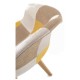 Silla Luba Patchwork Amarillo de tela (poliéster transpirable)