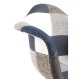 Silla Luba Patchwork Azul de tela (poliéster transpirable)