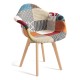 Silla Luba Patchwork Patchwork colores de tela (poliéster transpirable)