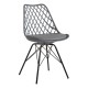 Silla Iron Mani Gris oscuro de polipropileno