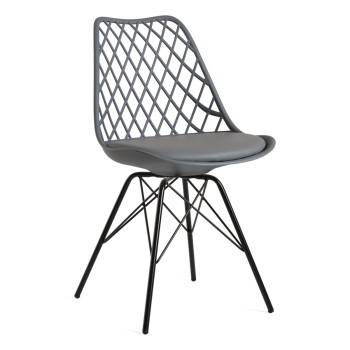 Silla Iron Mani Gris oscuro de polipropileno