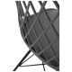 Silla Iron Mani Gris oscuro de polipropileno
