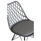 Silla Iron Mani Gris oscuro de polipropileno