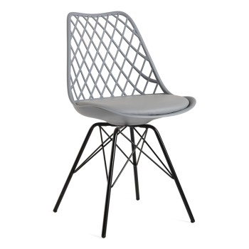 Silla Iron Mani Gris claro de polipropileno