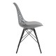 Silla Iron Mani Gris claro de polipropileno