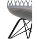 Silla Iron Mani Gris claro de polipropileno