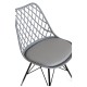 Silla Iron Mani Gris claro de polipropileno
