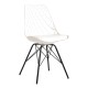 Silla Iron Mani Blanco de polipropileno