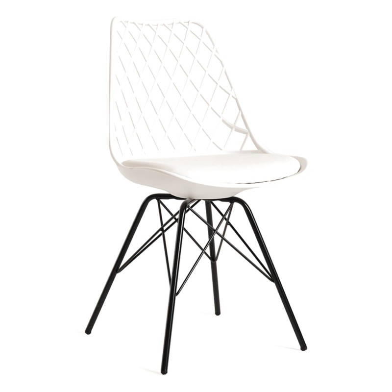 Silla Iron Mani Blanco de polipropileno