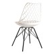 Silla Iron Mani Blanco de polipropileno