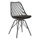 Silla Iron Mani Negro de polipropileno