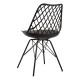 Silla Iron Mani Negro de polipropileno