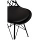 Silla Iron Mani Negro de polipropileno