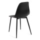 Silla Cleny Total Negro de polipropileno