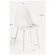 Silla Cleny Total Blanco de polipropileno