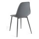 Silla Cleny Total Gris oscuro de polipropileno