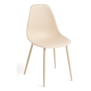 Silla Cleny Total Beige de polipropileno