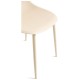 Silla Cleny Total Beige de polipropileno