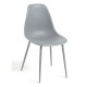 Silla Cleny Total Gris claro de polipropileno