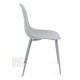 Silla Cleny Total Gris claro de polipropileno