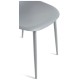 Silla Cleny Total Gris claro de polipropileno