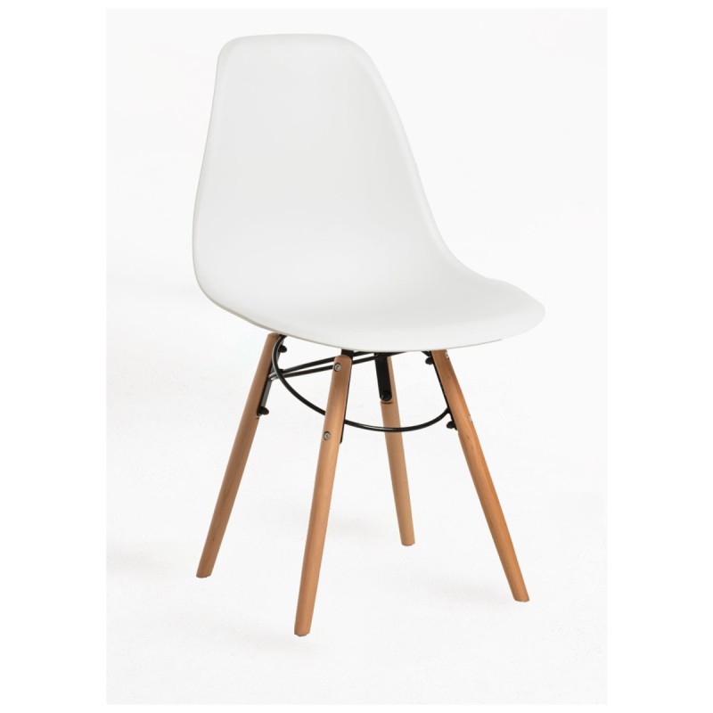 Silla Dinle Blanco de polipropileno