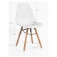 Silla Dinle Blanco de polipropileno