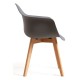 Silla Luba Gris oscuro de polipropileno