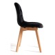 Silla Nordi Terciopelo Negro