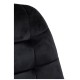 Silla Nordi Terciopelo Negro
