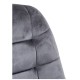 Silla Nordi Terciopelo Gris oscuro